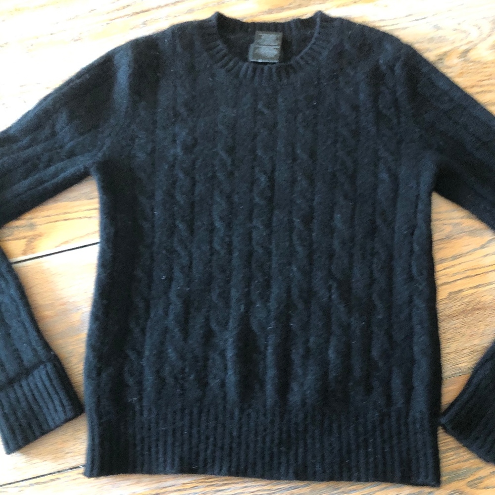 GEORGE Cashmere cable cashmere sweater